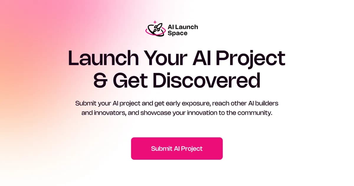 AI Launch Space: Weekly Competition Platform for AI Projects